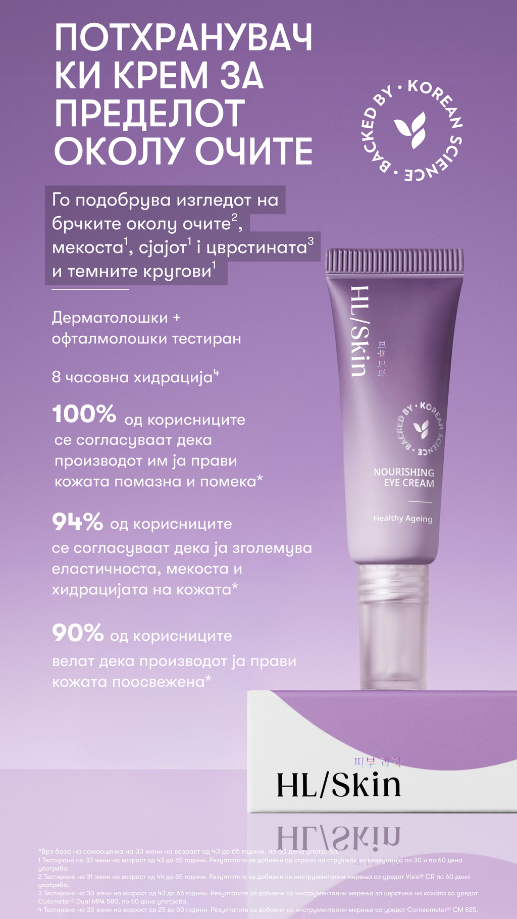 Потхранувачки крем за пределот околу очите