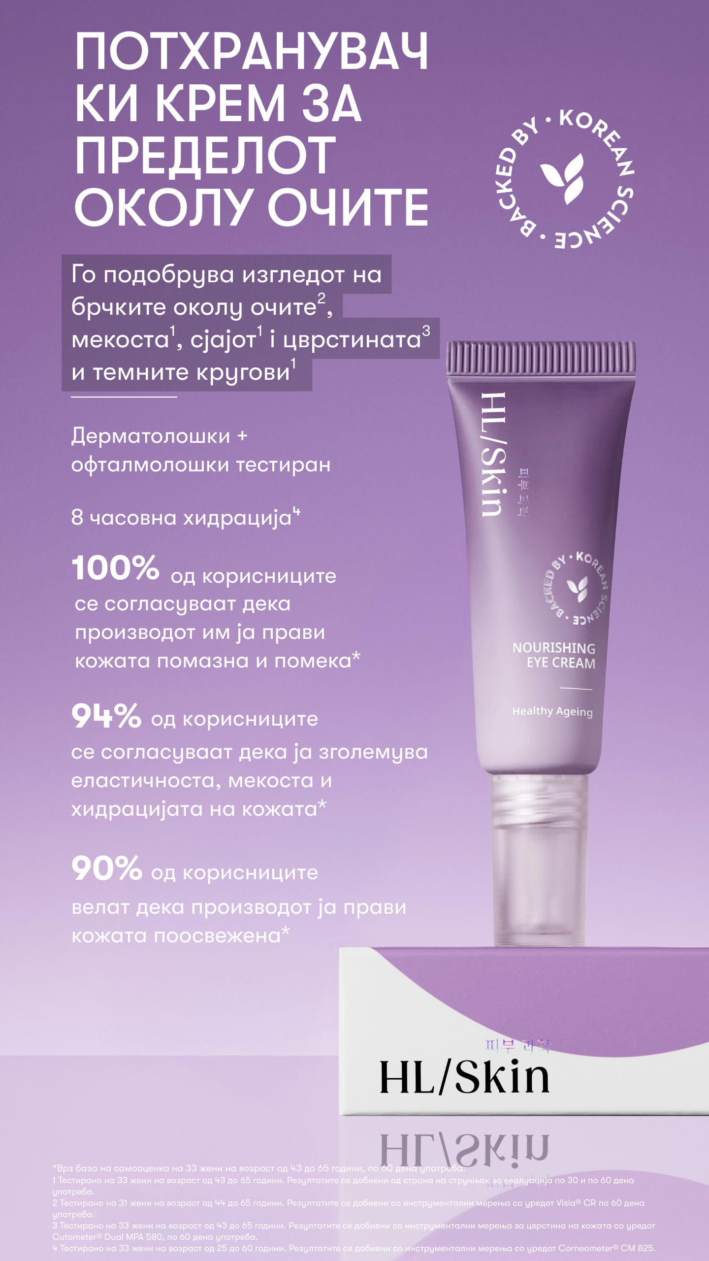 Потхранувачки крем за пределот околу очите